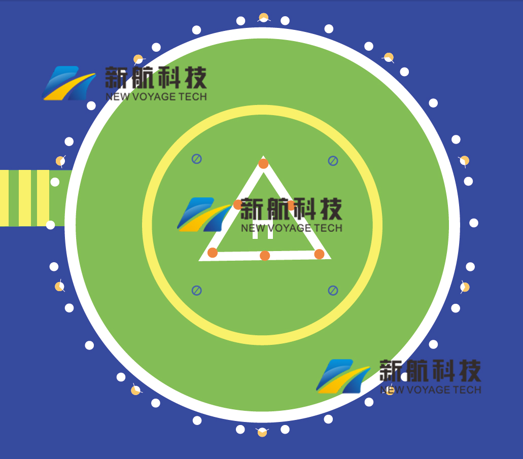 直升机场停机坪助航灯具,直升机场灯标,进近灯光,飞行航径对正引导灯,表面直升机场FATO边界灯